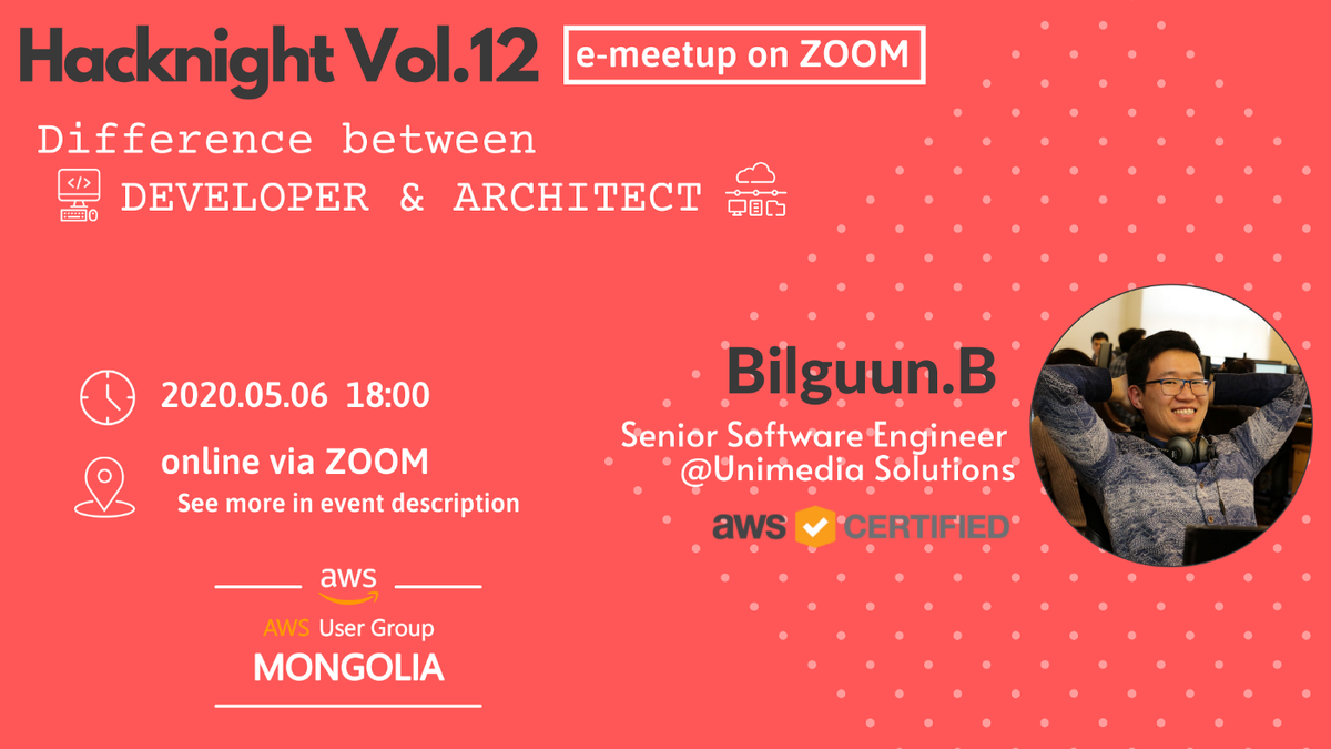 Hack Night Vol.12: Developer vs Architect